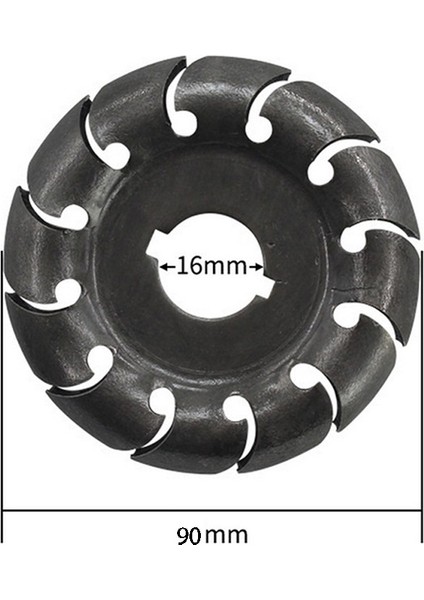 2 Adet 90MM Ahşap Oyma Diski 12 Diş Ahşap Şekillendirme Diski 16MM Delik Çok Fonksiyonlu Taşlama Eki 100/115 Açı Öğütücü Ağaç Işleme Aleti (Yurt Dışından) indirimleri