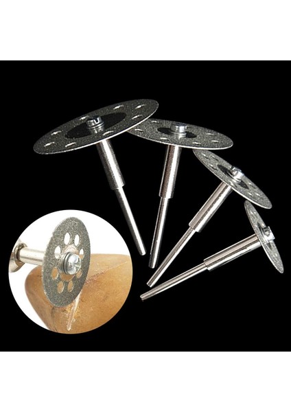 37 Adet Elmas Kesme Tekerleği (25MM/22MM/18MM), Elmas Kaplamalı Kesme Tekerleği ve Dremel Döner Alet Için 6 Adet 3mm Mandrel (Yurt Dışından)