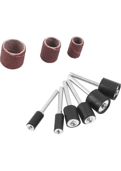 Hyqzltca Jumbo 51 Parça D Zımpara Seti - Dremel'e Uyar - Kauçuk D Mandrelleri Içerir - 1/2, 3/8 ve 1/4 Inç (Yurt Dışından)