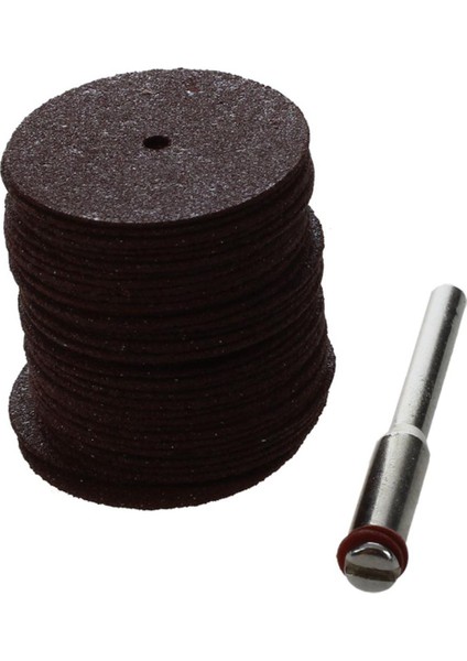 Dremel Kl 1 Için 36 Adet Kesme Diski Taşlama Çarkı Seti Yuvarlak Ø25X6MM Kahverengi (Yurt Dışından)