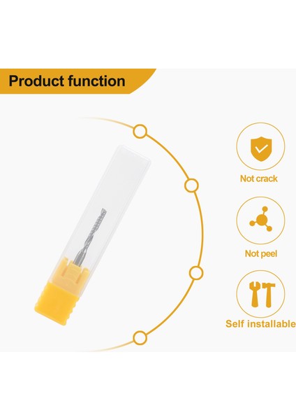 2mm x 15MM Caide Tek Flüt Spiral Uçlu Freze Cnc Router Bit (Yurt Dışından) indirimleri