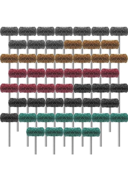 50 Parça 1 Inç Aşındırıcı Tekerlekler Parlatma Tekerlekleri Döner Aletler Için 1/8 Inç Şaftlı Aşındırıcı Tekerlekler (120-600 Grit) (Yurt Dışından)