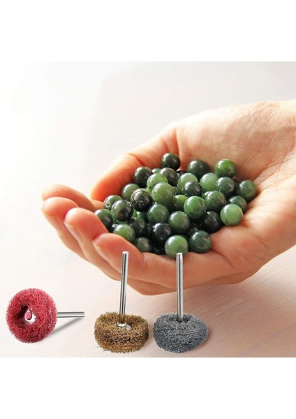 50 Parça 1 Inç Aşındırıcı Tekerlekler Parlatma Tekerlekleri Döner Aletler Için 1/8 Inç Şaftlı Aşındırıcı Tekerlekler (120-600 Grit) (Yurt Dışından)