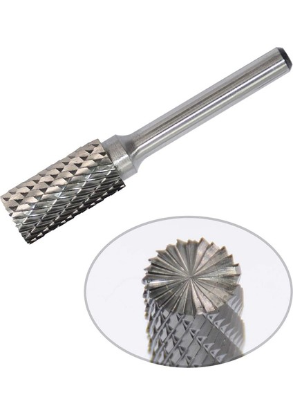 Srıwen Tungsten Karbür Çapak Çift Kesim Döner Takım Kalıp Öğütücü Uçları, 1/4 Inç Şaft, Ahşap Oyma, Metal Işleme, Taşlama Için (Yurt Dışından)
