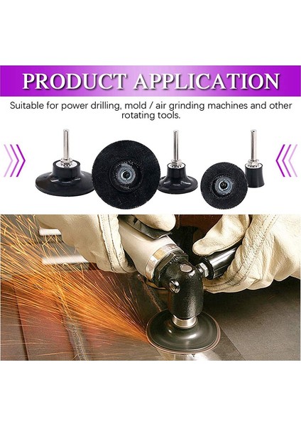 5 Adet Disk Pedi Tutucu Evrensel Hızlı Değiştirme 1/2/3 Inç Disk Pedi Tutucu Parlatma Için Yuvarlak Dönen Aletler (Yurt Dışından) fiyatları