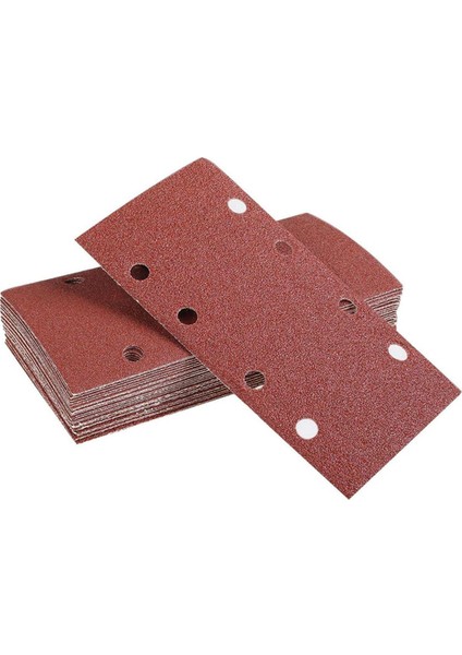 Bradoo-30 Adet Kare Zımpara Kağıdı Zımpara Kağıdı 95X185MM Sander Kanca Döngü Disk Aşındırıcı Aletler Ahşap Parlatma Araçları (Yurt Dışından)