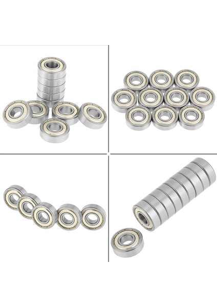 6000ZZ Rulman Tekerleği Çift Taraflı Metal Mühürlü Rulman Çelik Endüstriyel Takım Tezgahı Motor Rulmanları 10 Adet (Yurt Dışından) indirimleri