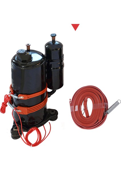 Boru Isıtma Kablosu 70 Derece Santigrat 15MM Genişlik 30MM Bahar Ac 220 V Hortum Isı Bandı Kış Için (Yurt Dışından)