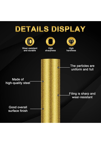 Ncanruı 48 Adet Elmas Bileme Çarkı Çapak Taşlama Taşı Dosya Metal Parlatma Testere Ahşap Kalıp Çelik 4mm 4.8mm 5mm (Yurt Dışından)