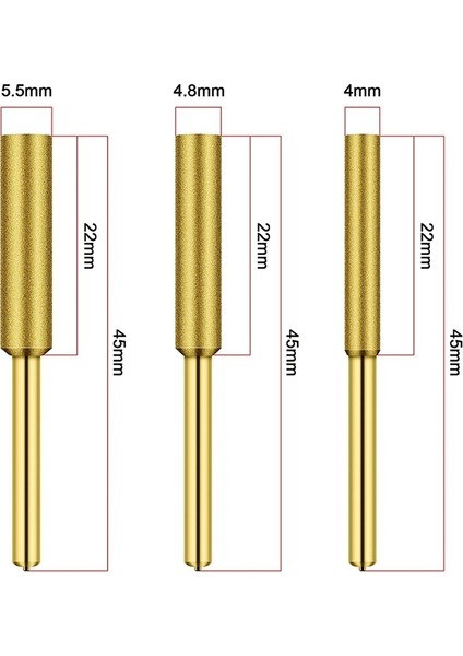 Ncanruı 48 Adet Elmas Bileme Çarkı Çapak Taşlama Taşı Dosya Metal Parlatma Testere Ahşap Kalıp Çelik 4mm 4.8mm 5mm (Yurt Dışından)