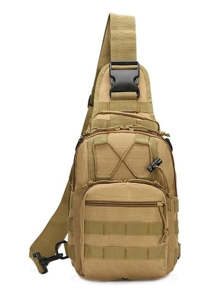 Ordu Yeşil-Askeri Taktik Crossbody Çanta Doğa Sporları Bisiklet Ordu Avcılık Yürüyüş Seyahat Trekking Erkekler Tırmanma Omuz Çantası Göğüs Paketi (Yurt Dışından)