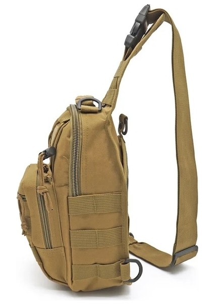 Ordu Yeşil-Askeri Taktik Crossbody Çanta Doğa Sporları Bisiklet Ordu Avcılık Yürüyüş Seyahat Trekking Erkekler Tırmanma Omuz Çantası Göğüs Paketi (Yurt Dışından)