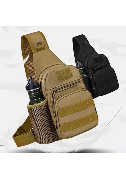 Ordu Yeşil-Erkek Taktik Omuz Çantası Yürüyüş Sırt Çantası Naylon Açık Avcılık Kamp Balıkçılık Molle Ordu Trekking Askeri Göğüs Tek Kollu Çanta (Yurt Dışından)