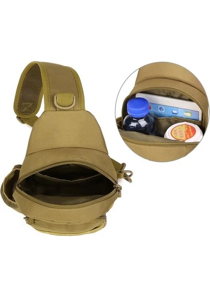 Ordu Yeşil-Askeri Taktik Omuz Çantası Erkekler Yürüyüş Sırt Çantası Naylon Açık Avcılık Kamp Balıkçılık Molle Ordu Trekking Göğüs Sling Çanta (Yurt Dışından) fırsatları