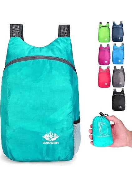 Yeşil-Açık 10L-20L Hafif Taşınabilir Katlanabilir Su Geçirmez Sırt Çantası Katlanır Çanta Ultralight Açık Paket Seyahat Yürüyüş Kamp Çantası (Yurt Dışından)