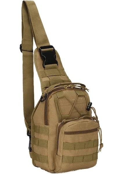 Haki-Askeri Taktik Çanta Tırmanma Omuz Çantaları Doğa Sporları Balıkçılık Kamp Ordu Avcılık Yürüyüş Seyahat Trekking Erkekler Molle Çanta (Yurt Dışından)