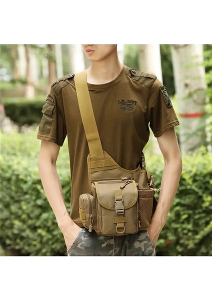 Ordu Yeşil-Askeri Taktik Omuz Çantası 900D Oxford Açık Kamera Göğüs Messenger Çanta Bel Paketi Tırmanma Kamp Trekking Avcılık Paketi (Yurt Dışından)