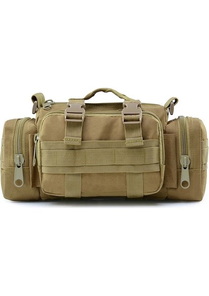 Siyah-Taktik Askeri Bel Erkekler Ordu Çantası Açık Kamera Kılıfı Naylon Su Geçirmez Avcılık Tırmanma Kamp Seyahat Yürüyüş Omuz Çantası (Yurt Dışından) fırsatları