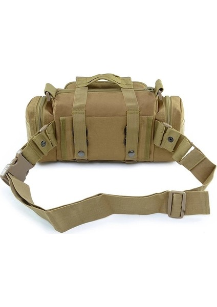 Siyah-Taktik Askeri Bel Erkekler Ordu Çantası Açık Kamera Kılıfı Naylon Su Geçirmez Avcılık Tırmanma Kamp Seyahat Yürüyüş Omuz Çantası (Yurt Dışından) indirimleri