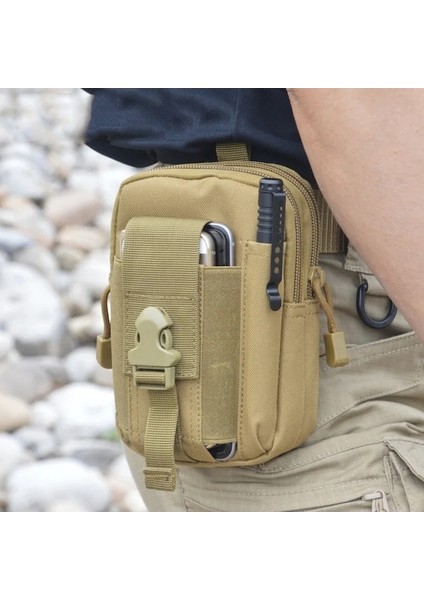 Haki-Outdoormen Taktik Molle Kese Kemer Bel Paketi Çanta Küçük Cep Askeri Koşu Kılıfı Seyahat Kamp Çantaları Yumuşak Geri (Yurt Dışından) indirimleri
