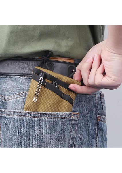 Siyah-Mini Edc Kiti Kılıfı Çeşitli Eşyalar Çanta Oxford Kumaş Saklama Çantası Çanta Anahtar Organizatör Açık Av Çantaları Taktik Askeri Telefon Çantaları (Yurt Dışından) fırsatları