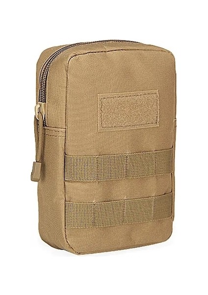 Haki-Erkek Taktik Molle Edc Kılıfı Bel Kemeri Paketi Askeri Avcılık Aksesuarları Çanta Kamp Cep Telefonu Cüzdan Seyahat Alet Çantası (Yurt Dışından)