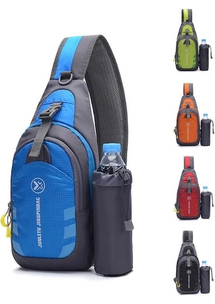 Kırmızı-Erkekler Seyahat Yürüyüş Omuz Çantası Kadın Göğüs Sırt Çantası Spor Açık Bilgisayar Telefonu Çantası Tırmanma Spor Trekking Balıkçılık Çantası (Yurt Dışından)