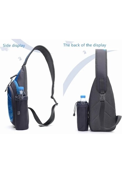 Kırmızı-Erkekler Seyahat Yürüyüş Omuz Çantası Kadın Göğüs Sırt Çantası Spor Açık Bilgisayar Telefonu Çantası Tırmanma Spor Trekking Balıkçılık Çantası (Yurt Dışından)