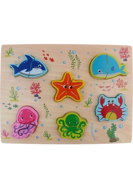 Suntek Ahşap 3D Yapboz Bebek Yürümeye Başlayan Okul Öncesi (Yurt Dışından)