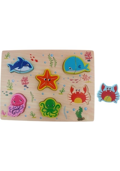 Suntek Ahşap 3D Yapboz Bebek Yürümeye Başlayan Okul Öncesi (Yurt Dışından)