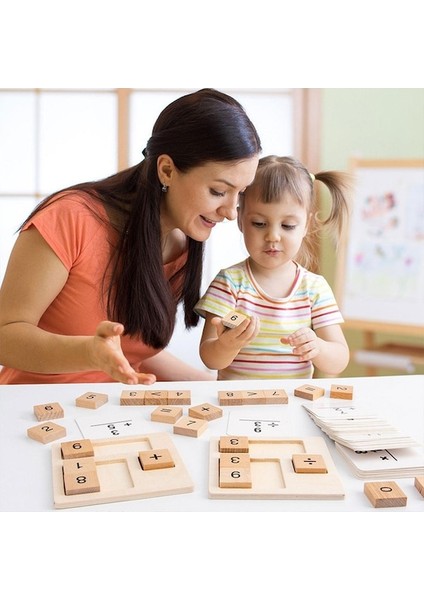 Suntek Montessori Ahşap Matematik Oyuncak Çarpma Bölümü (Yurt Dışından)