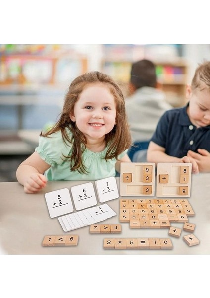 Suntek Montessori Ahşap Matematik Oyuncak Çarpma Bölümü (Yurt Dışından)