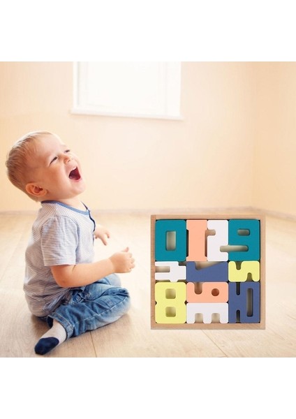 Suntek Ahşap Bloklar Bulmaca Zeka Çocuklar Için Renkli (Yurt Dışından)