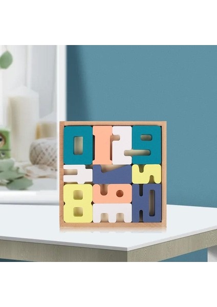 Suntek Ahşap Bloklar Bulmaca Zeka Çocuklar Için Renkli (Yurt Dışından)