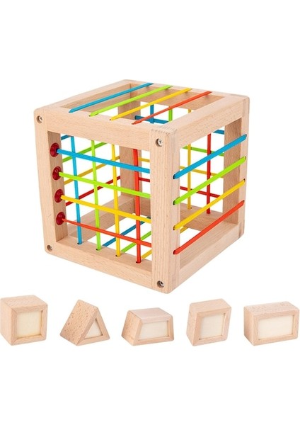 Suntek Montessori Blok Şekli Oyuncaklar Yapboz Oyuncaklar Erken (Yurt Dışından)