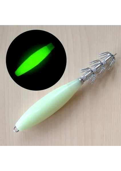65G 1 Adet Tarzı Parıltı Aydınlık 17GGGGGG Ahtapot Jig Karanlıkta Glow Kalamar Jigs Sert Balıkçılık Cazibesi Keskin Olta Kancası (Yurt Dışından)