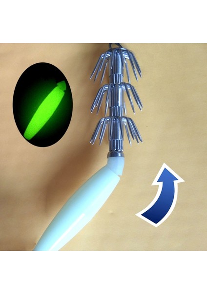 65G 1 Adet Tarzı Parıltı Aydınlık 17GGGGGG Ahtapot Jig Karanlıkta Glow Kalamar Jigs Sert Balıkçılık Cazibesi Keskin Olta Kancası (Yurt Dışından) fırsatları