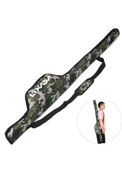 Kamuflaj Stili Yumuşak Olta Çantası 55 Inç Katlanabilir Sazan Taşınabilir Çanta Olta Kamışı Mücadele Koruyucu Kapak Kılıf Saklama Torbaları Pesca (Yurt Dışından)