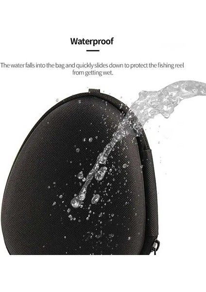 Siyah Stil Taşınabilir Balıkçılık Reel Çanta Koruyucu Kılıf Siyah 15.5 cm Su Geçirmez Eva Açık Kapak Kutuları G Makara Balıkçılık Araçları Takımları (Yurt Dışından) fırsatları