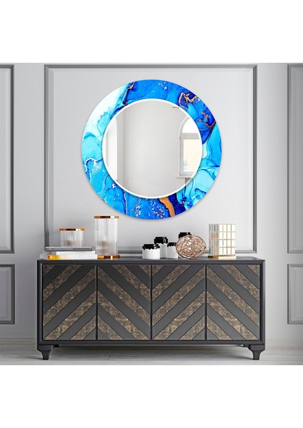Lekeli Temperli Cam Duvar Aynası