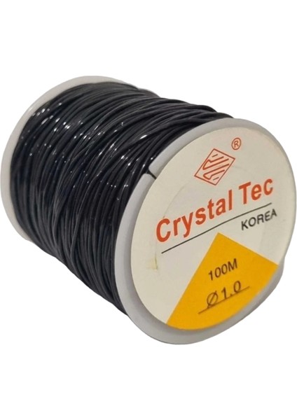 Lastik Misina 100MT 1 mm Esnek Misina Takı Ipi Tesbih Ipi Silikon Lastik Misina Boncuk Ipi Takı Ipi