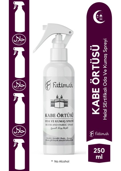 Kabe Örtüsü Oda ve Kumaş Spreyi Seccade Spreyi Oda Kokusu Koku Çamaşır Spreyi 250ml