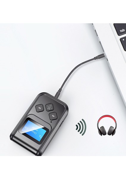 Bluetooth Adaptörü LED Ekran Kablosuz Ses Bluetooth 5.0 Verici Alıcı Pc Tv Için Otomatik 3.5mm Aux Müzik (Yurt Dışından) fiyatları