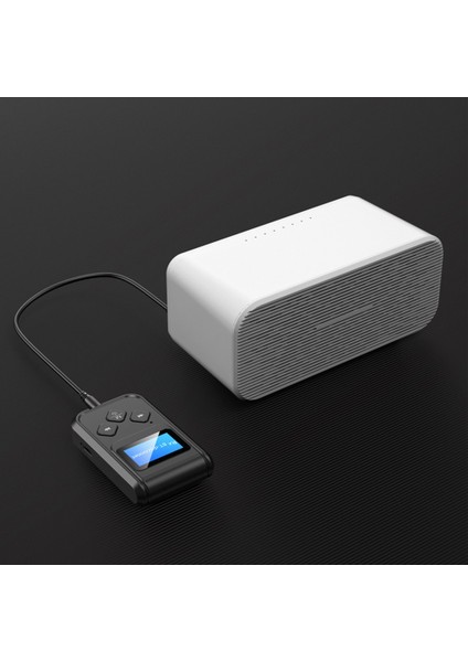 Bluetooth Adaptörü LED Ekran Kablosuz Ses Bluetooth 5.0 Verici Alıcı Pc Tv Için Otomatik 3.5mm Aux Müzik (Yurt Dışından) modelleri