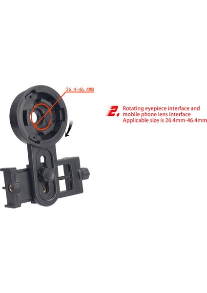 Dürbün Teleskop Aksesuarları Adaptör Konnektör Klipsi Dürbün Tutucu Izleme Için Fit Cep Telefonu Braketi (Yurt Dışından) fiyatları