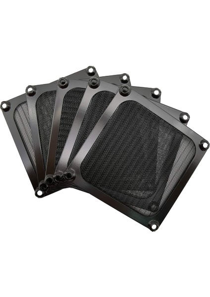 5 Adet Bilgisayar Fanı Filtre Izgaraları Alüminyum Toz Geçirmez Kapak Toz Filtresi Pc Soğutma Şasi Fanları 90MM Fan (Yurt Dışından)