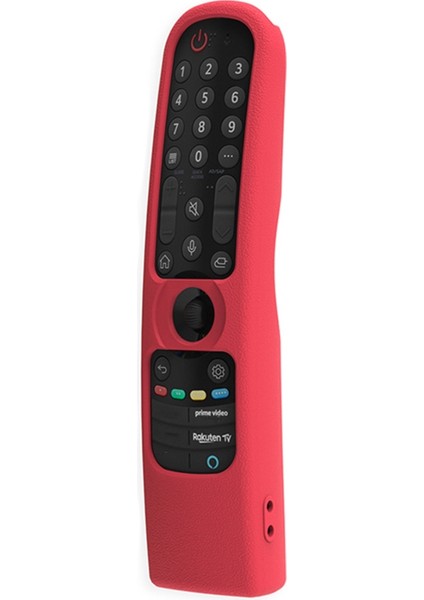 Silikon Koruyucu Uzaktan Kumanda Kapakları Lg Akıllı Tv Için AN-MR21 Lg OLED Tv Uzaktan MR21GA Uzaktan Kumanda Kutusu (Kırmızı) (Yurt Dışından)