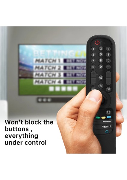 Silikon Koruyucu Uzaktan Kumanda Kapakları Lg Akıllı Tv Için AN-MR21 Lg OLED Tv Uzaktan MR21GA Uzaktan Kumanda Kutusu (Kırmızı) (Yurt Dışından) fırsatları