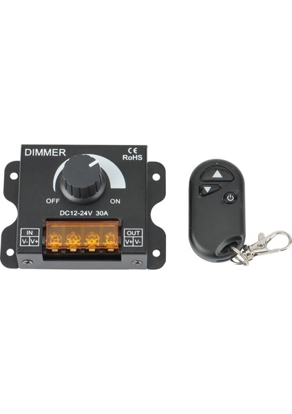 Dc 12V-24V LED Işık Dimmer Kablosuz 3 Tuşlar Rf Uzaktan Kumanda 30A 360W Tek Renkli LED Şerit Işık Için Dimmer (Yurt Dışından)