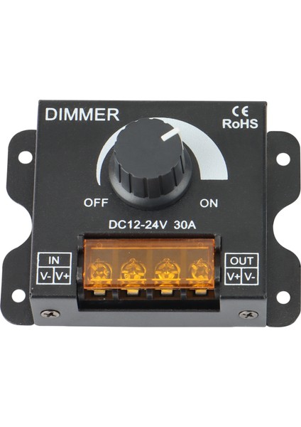 Dc 12V-24V LED Işık Dimmer Kablosuz 3 Tuşlar Rf Uzaktan Kumanda 30A 360W Tek Renkli LED Şerit Işık Için Dimmer (Yurt Dışından)